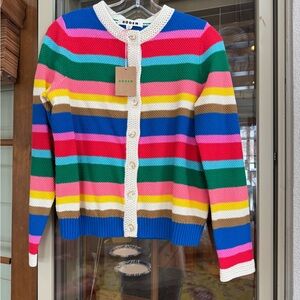 Boden Women's Multicolor Striped Cardigan
